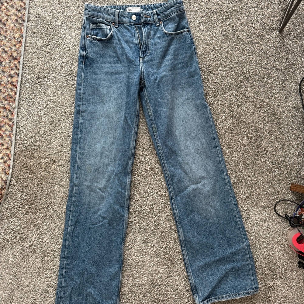 Zara Full Length Blue Jeans, 42 Length, Excellent Condition